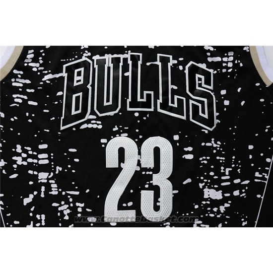 Maglia Luci Della Citta Chicago Bulls Michael Jordan #23 Nero
